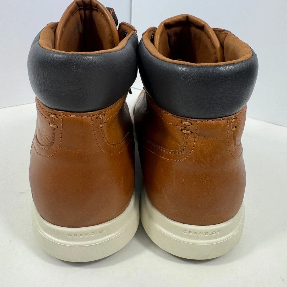 Cole Haan Men's Leather Hiker Boots Brown Lace-Up Comfort Size‎ 13